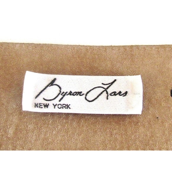 VINTAGE DESIGNER BYRON LARS NY MOC-CROC FAUX TORTOISE BUCKLE BELT SIZE LARGE main image 4